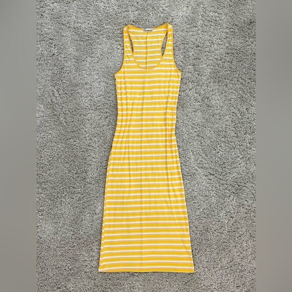 ZARA Striped Ribbed Maxi Tank Dress Women’s Size Small - Picture 6 of 8